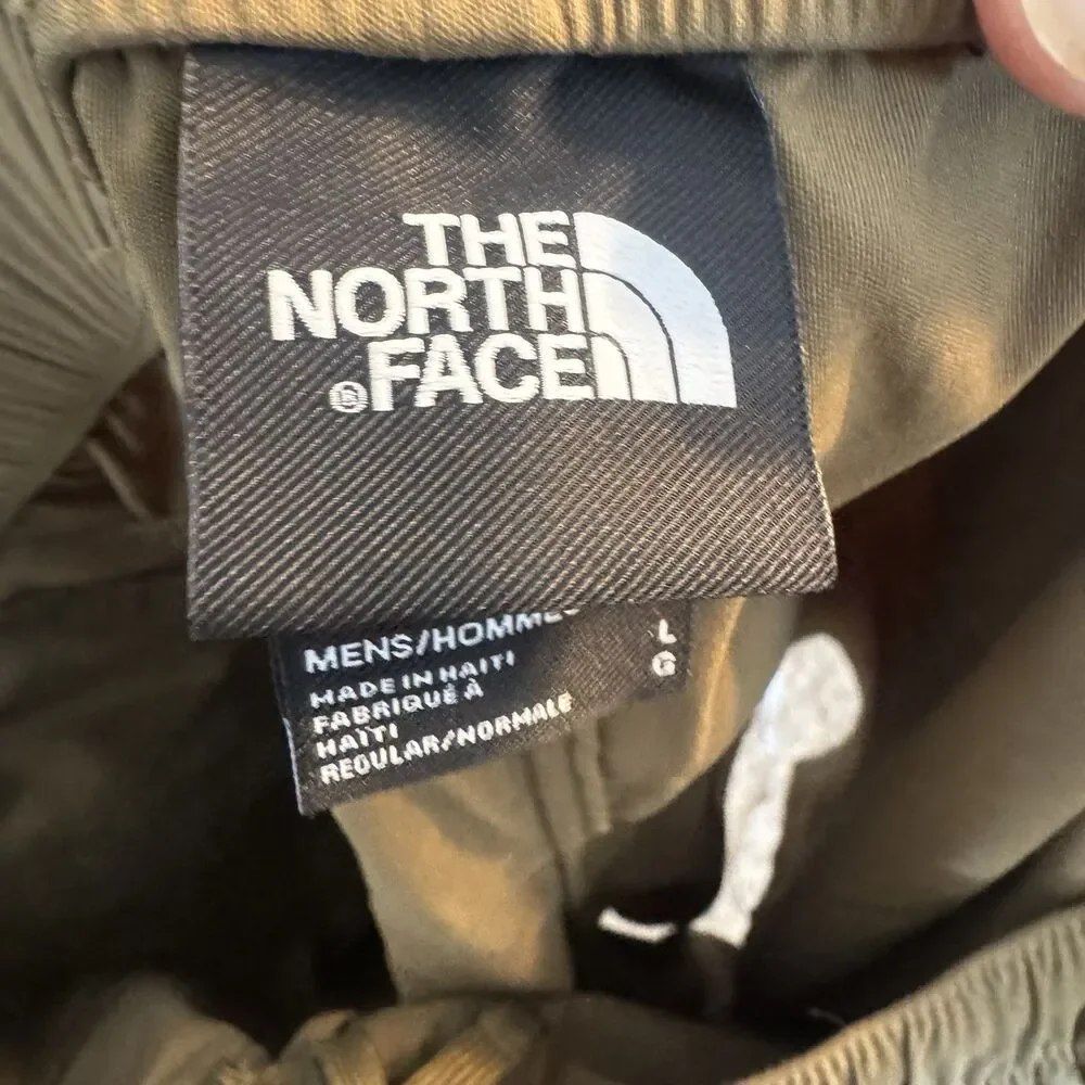 The North Face Men's Green Nylon Microfiber Athletic Shorts Drawstring L 7